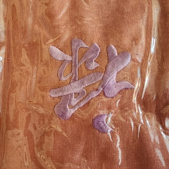 Asian Inspired Placemat & napkin set with chopsticks (6) - Picture 2 of 6